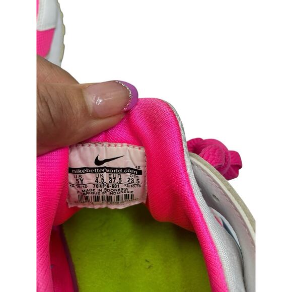 Nike Air Huarache Run Print GS Pink Blast 704946-601 Size 5Y Pink - Picture 9 of 12